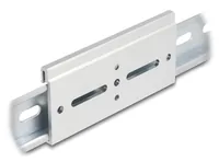 Aluminium Montageclip für Hutschiene 100,0 x 47,8 mm silber