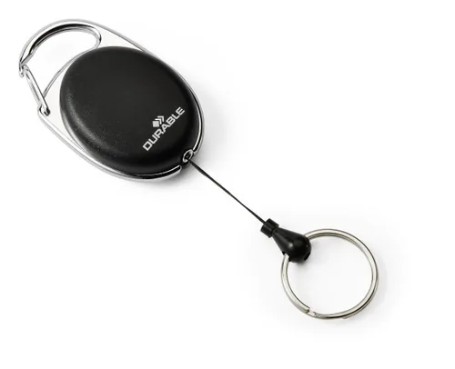DURABLE Ausweishalter JOJO Style LED 819801 mit Ring schwarz