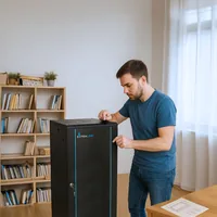 Extralink EX.7263 rack 12U Da parete Nero