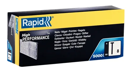 Rapid Nägel Typ 8, 25 mm, 5000 Stück - Zubehörtyp: Nagel - Verpackungseinheit: 5000 Stück