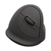 Fellowes Workplace Vertikalmaus Breyta Plus+ Rechtshänder, Gross, Schwarz - Maus-Typ: Ergonomisch - Bedienungsseite: Rechtshänder - Maus Features: Antimikrobielle Beschichtung - Daumentaste - Umschaltbare DPI-Auflösung - Vertikales Design - Detailfarbe: Schwarz - Schnittstelle: Bluetooth - USB-C - Verbindungsart: Kabellos - Verkabelt