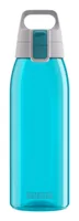 Sigg Trinkflasche Total Color One 1.0 l Aqua - Material: Tritan - Nachhaltigkeit: Nicht angegeben - Spülmaschinenfest: Ja - Farbe: Hellblau - Für Kinder: Ja - Verschlusstyp: Knopfdruck