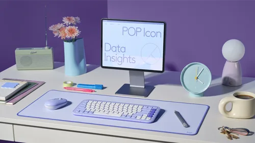 Logitech Desk Mat Lilac