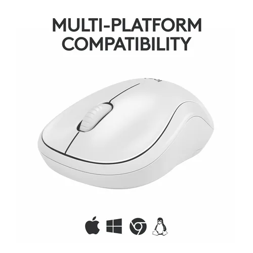 Logitech M240 Silent mouse Travel Ambidextrous RF Wireless + Bluetooth 4000 DPI