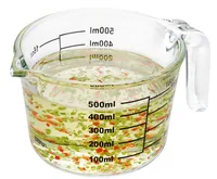 GEFU Messbecher Dimenso 5 dl, Transparent - Produkttyp: Messbecher - Materialtyp: Glas - Material: Borosilikatglas - Detailfarbe: Transparent - Set: Nein - Verpackungseinheit: 1 Stück