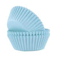 PME Muffin Backform Mintgrün 60 Stück - Materialtyp: Papier - Material: Papier - Nachhaltigkeit: Nicht angegeben - Backform Typ: Muffin-Backform - Motiv: Kein - Detailfarbe: Blau
