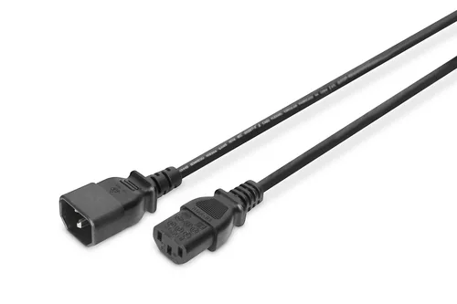Digitus AK-440201-018-S cavo di alimentazione Nero 1,8 m IEC C14 IEC C13