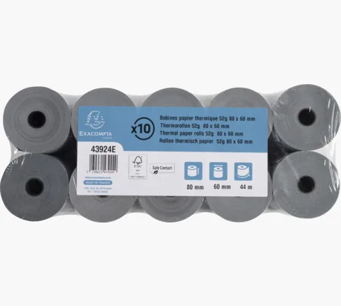 Exacompta 43924E thermal paper 44 m