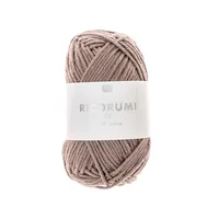 Rico Design Wolle Creative Ricorumi DK 25 g, Holz - Packungsgrösse: 1 Stück - Länge: 57.5 m - Material: Baumwolle - Detailfarbe: Braun - Waschbar bei: 30 °C - Nadelstärke: 3 mm - 4 mm