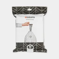 Brabantia Kehrichtsack PerfectFit M 60 l, 40 Stück - Parfümiert: Nein - Eigenschaften: Keine Eigenschaft - Verpackungseinheit: 40 Stück - Volumen: 60 l - Trageriemen: Ja - Material: Kunststoff