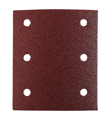 kwb Klstr. Korund 115 x 100 mm K240 gelocht - Zubehörtyp: Schleifaufsatz - Für Material: Lackoberflächen - Steingut - Metall - Holz - Kunststoff