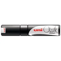 UNI-BALL Chalk Marker 8mm PWE-8K BLACK schwarz, Keilspitze