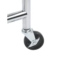 Wenko Garderobenständer Profi Chrom/Schwarz - Detailmaterial: Metall - Polypropylen (PP) - Grundmaterial: Kunststoff - Metall - Detailfarbe: Chrom - Schwarz