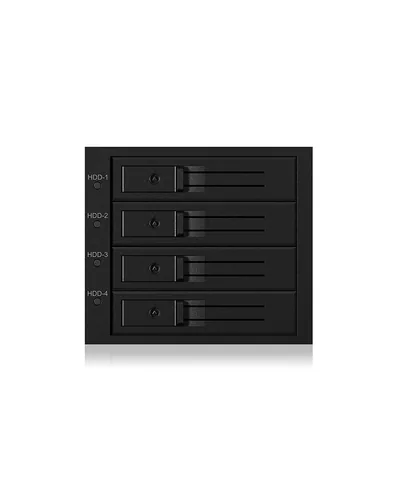 ICY BOX Backplane, 4x SAS/SATA 3,5"" HDD in 3x 5,25"" trägerloser, 1x Mini SAS HD