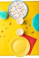 PRO nappe Einwegteller Geburtstag 10 Stück, Mehrfarbig - Produkttyp: Einwegteller - Materialtyp: Papier - Material: Karton - Detailfarbe: Mehrfarbig - Verpackungseinheit: 10 Stück