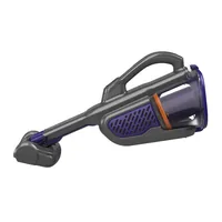 BLACK+DECKER Akku-Handsauger 36 Wh 18 V Lithium Tierhaar - Fassungsvermögen: 700 ml - Staubsauger Typ: Akku-Handstaubsauger - Nasswischfunktion: Nein - Ladezeit: 300 min - Max. Laufzeit: 21 min - Spannung: 18 V
