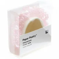 Rico Design Perlensticker Paper Poetry 50 cm, 1 Stück Rosa - Motiv: Perle