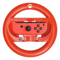 Hori Lenkrad Mario Kart Wheel Attachment – Mario [NSW2/NSW] Rot - Plattform: Nintendo Switch - Nintendo Switch 2 - Verbindungsmöglichkeiten: Keine - Controller Typ: Lenkrad - Detailfarbe: Blau - Rot