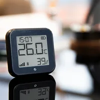 Shelly WLAN-Luftfeuchte- und Temperatursensor H&T Gen3, Schwarz - Detailfarbe: Schwarz - Produkttyp: Feuchtigkeitssensor - Protokoll: Bluetooth - WLAN - Systemkommunikation: Wireless - System-Kompatibilität: Google Assistant - Amazon Alexa