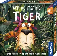 Kosmos Kinderspiel Der achtsame Tiger -DE- - Sprache: Deutsch - Kategorie: Merkspiel - Altersempfehlung ab: 5 Jahren - Spieldauer: 15 min - Min. Anzahl Spieler: 2 - Max. Anzahl Spieler: 5