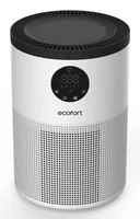 Ecofort Luftreiniger ecoQ CleanAir 300+ 50 m² - Typ: Luftreiniger - Geräuschentwicklung in Betrieb: 45 dBA - Filtertyp: Vor-/HEPA- und Aktivkohlefilter - Duftstoffbehälter: Nein - Display vorhanden: Ja - Hygrostat: Nein