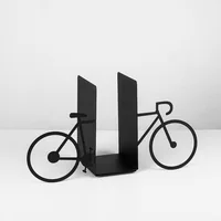 Wallxpert Buchstützen-Set Velo Schwarz - Detailfarbe: Schwarz