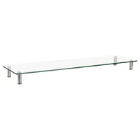 Logilink Monitorerhöhung-Tisch aus Glas, extra breit