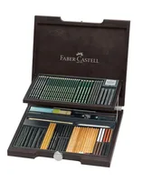 Faber-Castell Graphitstift Faber-Castell Pitt Monochrome 86-teilig - Strichstärke: Keine Angabe - Härtegrad: Keine Angabe - Set: Ja - Bleistiftart: Graphitstift - Anwender: Schule - Kreativbedarf - Erwachsene - Ergnonomisch Schreiben: Nein