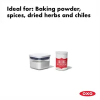 Oxo Good Grips Vorratsbehälter Pop-Dose 0.4 l, Transparent - Produkttyp: Vorratsbehälter - Materialtyp: Kunststoff - Set: Nein - Volumen: 0.4 l - Stapelbar: Ja - Verschlusstyp: Deckel