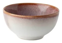 Lunasol Schale Gaya Atelier Silom Le Cliff 6 Stk. Ø 11 cm - Material: Porzellan - Unterteilungsmöglichkeit: Nein - Detailfarbe: Beige - Burgunder - Set: Nein - Form: Rund