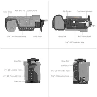 Smallrig Cage Sony Alpha 7C II / Alpha 7CR Kit - Detailfarbe: Schwarz