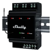 Shelly Relais ""Wave"" Hutschiene Pro 3 Relais max. 48 A 3 Phasen 3x 16A Z-Wave