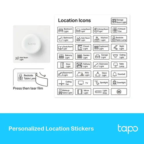 TP-Link Smart Dimmer Switch Tapo S200D - Detailfarbe: Weiss - Protokoll: Ohne - Produkttyp: Beleuchtung - Taster und Schalter - Systemkommunikation: Wireless - System-Kompatibilität: Keine