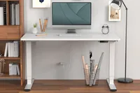 Digitus Electrically Height-Adjustable Table Frame, dual motor, 3 levels, white