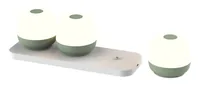 Schönenberger Akku-Tischleuchte MoveGlow 3er Set, Grün - Dimmbar: dimmbar - Lichtfarbe: Warmweiss - Zusätzliche Ausstattung: inkl. Ladekabel - Leuchtenfarbe: Grün - Gesamtleistung: 6 W - Lampensockel: LED fest verbaut
