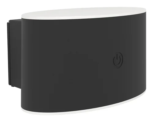 EGLO Leuchten VALGIANO Akku-Aussenwandleuchte oval LED Touch Schwarz - Betriebsart: Akkubetrieb - Smart Home: Nicht kompatibel - Dimmbar: dimmbar - Produkttyp: Akku-Leuchte - Wandleuchte - Lichtsensor (Dämmerung): Nein - Timerfunktion: Nein