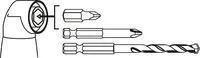 kwb 118410 screwdriver bit holder 25,4 / 4 mm (1 / 4") 1 Stück(e)
