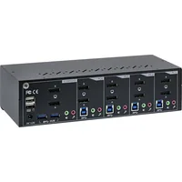 InLine 63654I KVM switch Black, Grey