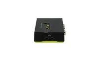 LevelOne KVM Switch 2xUSB-A Audio grau
