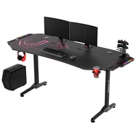 Ultradesk Gaming Tisch Frag XXL Pink - Beleuchtung: Nein - Höhenverstellbar: Nein - Detailfarbe: Pink - Material: Stahl