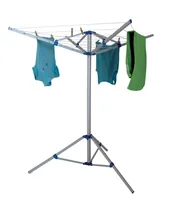Eurotrail ETCF0671 laundry drying rack/line Clothes horse Silver