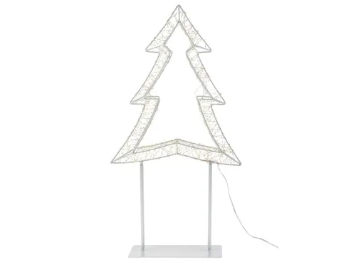 COCON LED-Tannenbaum 3D, Metall, klein - Betriebsart: Netzbetrieb - Fernbedienung: Nein - Aussenanwendung: Ja - Anwendungszweck: Stehend - Timerfunktion: Nein - Set: Nein