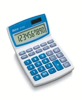 Ibico Taschenrechner 210X - Typ: Taschenrechner - Stromversorgung: Batteriebetrieb - Solarbetrieb - Detailfarbe: Blau - Weiss - Displaytyp: LCD - Programmierbar: Nein - Anzahl Zeilen: 1 ×