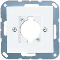 Jung A568-1BFWW Abdeckung f. Lautsprecher-Steckverbinder