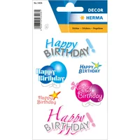 HERMA 3408 decorative sticker Paper Multicolour Permanent 18 pc(s)
