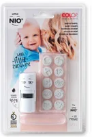 Colop Nio Stempelset Little Nio Set Baby, 10-teilig - Motiv: Baby - Detailfarbe: Grau