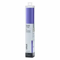 Cricut Vinylfolie Smart ablösbar 33 x 91 cm, 1 Stück, Violett - Geeignet für Drucker: Nein - Detailfarbe: Violett - Aussenanwendung: Nein - Selbstklebend: Ja - Aufbügelbar: Nein - Folientyp: Vinylfolie