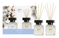 ipuro Duftstäbchen Cotton Fields 2 x 50 ml Set 100 ml - Duft: Anis - Geranie - Moschus - Rose - Tonkabohne - Vanille - Veilchen - Vetiver - Zedernholz - Volumen: 100 ml