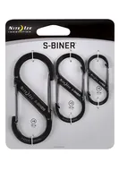 NITE IZE Karabiner S-Biner Dual Combo 3-teilig, Schwarz - Nachhaltigkeit: Nicht angegeben - Einsatzbereich Klettern: Keines - Farbe: Schwarz - Kletterkarabiner: Nein - Bruchkraft min.: 0 kN - Belastbarkeit längs: 0 kN