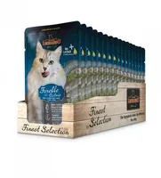 Leonardo Cat Food Nassfutter Forelle & Catnip, 85 g - Tierbedürfnis: Haut & Fell - Geschmacksrichtung: Fisch - Zertifikate: Keine Zertifizierung - Fleischsorte: Forelle - Packungsgrösse: 85 g - Futtereigenschaft: Getreidefrei - Ohne künstliche Zusätze - G